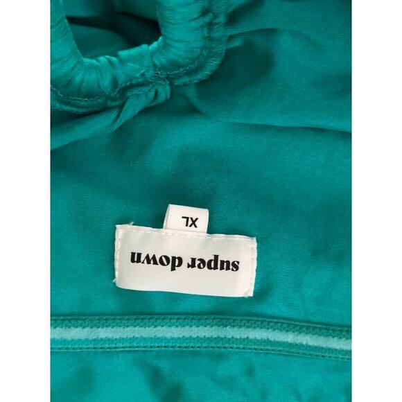 Superdown Green Front Cut-out Hollie Strapless Mini Dress Size XL - Picture 7 of 11